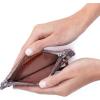 image:imageHOBO Carte Leather Card Case for WomenBlush Crackle