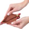 image:imageHOBO Carte Leather Card Case for WomenRed Clay