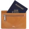 image:imageHOBO Euro Slide Leather Wallet with Passport Holder for Travel Card and Cash Organizer and Zipper Pocket NaturalNatural