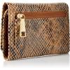 image:imageHOBO Jill Trifold Leather Wallet for Women Snap ClosureAutumn Python