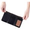 image:imageHOBO Jill Trifold Leather Wallet for Women Snap ClosureBlack