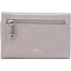 image:imageHOBO Jill Trifold Leather Wallet for Women Snap ClosureLight Grey