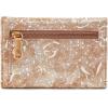 image:imageHOBO Jill Trifold Wallet For Women  Snap Flap Closure and Patterened Polyester Lining Compact and Handy WalletGilded Petals