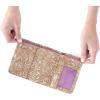 image:imageHOBO Jill Trifold Wallet For Women  Snap Flap Closure and Patterened Polyester Lining Compact and Handy WalletGilded Petals