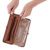 image:imageHOBO Lauren Leather Clutch Wallet for WomenFrosted Rose