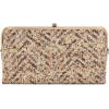image:imageHOBO Lauren Leather Clutch Wallet for WomenNeutral Mosaic Print