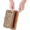 image:imageHOBO Lauren Leather Clutch Wallet for WomenNeutral Mosaic Print