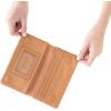 image:imageHOBO Lumen Continental Bifold Leather Wallet for Women Snap ClosureSandstorm 1