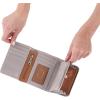 image:imageHOBO Robin Compact Trifold Leather Wallet for Women Vintage DesignLight Grey