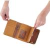 image:imageHOBO Robin Compact Trifold Leather Wallet for Women Vintage DesignNatural