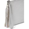 image:imageHOBO Wayfare Wristlet Pouch For Women  Leather Construction and Zippered Closure Cute and Practical Lttle PouchSilver