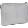 image:imageHOBO Wayfare Wristlet Pouch For Women  Leather Construction and Zippered Closure Cute and Practical Lttle PouchSilver