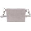 image:imageHOBO Winn Leather Belt Bag for Women Convertible Crossbody and Shoulder BagLight Grey