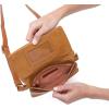 image:imageHOBO Winn Leather Belt Bag for Women Convertible Crossbody and Shoulder BagNatural