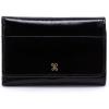 image:imageHOBO Jill Trifold Leather Wallet for Women Snap ClosureBlack
