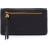 image:imageHOBO Lumen Continental Bifold Leather Wallet for Women Snap ClosureBlack 1