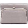 image:imageHOBO Robin Compact Trifold Leather Wallet for Women Vintage DesignLight Grey