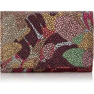 image:imageHOBO Jill Trifold Leather Wallet for Women Snap ClosureFall Foliage