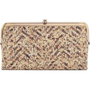 image:imageHOBO Lauren Leather Clutch Wallet for WomenNeutral Mosaic Print