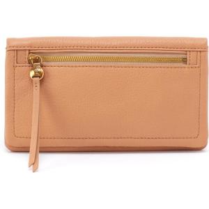 image:imageHOBO Lumen Continental Bifold Leather Wallet for Women Snap ClosureSandstorm 1