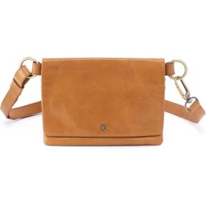 image:imageHOBO Winn Leather Belt Bag for Women Convertible Crossbody and Shoulder BagNatural