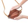 image:imageHOBO Cara Mini Leather Crossbody Bag for WomenNatural