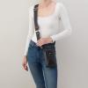 image:imageHOBO Cass Leather Phone Crossbody Bag with Adjustable Strap  Casual Design Lightweight Travel amp Everyday PurseBlack