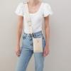 image:imageHOBO Cass Leather Phone Crossbody Bag with Adjustable Strap  Casual Design Lightweight Travel amp Everyday PurseCream