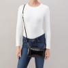image:imageHOBO Darcy Leather Convertible 3in1 Crossbody Bag with Removable amp Adjustable Strap Exterior Phone Slip PocketBlack