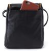 image:imageHOBO Fern Leather Crossbody Purse with Adjustable Strap Exterior Slip Pocket Double Zip Closure  Perfect for TravelBlack