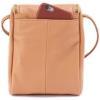 image:imageHOBO Fern Leather Crossbody Purse with Adjustable Strap Exterior Slip Pocket Double Zip Closure  Perfect for TravelSandstorm