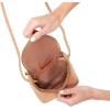 image:imageHOBO Fern Leather Crossbody Purse with Adjustable Strap Exterior Slip Pocket Double Zip Closure  Perfect for TravelSandstorm