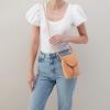image:imageHOBO Fern Leather Crossbody Purse with Adjustable Strap Exterior Slip Pocket Double Zip Closure  Perfect for TravelSandstorm