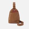 image:imageHOBO Fern Leather HandsFree Sling Bag with Adjustable Strap Fashionable Style Room for Wallets and EssentialsTimber Brown