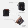 image:imageHOBO Fern Leather Travel Backpack with Adjustable Shoulder Straps Plenty of Pockets Zip Closure and Room For 13 Laptop BlackTaupe