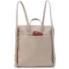 image:imageHOBO Fern Leather Travel Backpack with Adjustable Shoulder Straps Plenty of Pockets Zip Closure and Room For 13 Laptop BlackTaupe