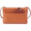image:imageHOBO Grant Leather Small Foldover Crossbody Bag with Crossbody amp Shoulder Strap Zip Pocket Card CompartmentButterscotch