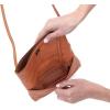 image:imageHOBO Grant Leather Small Foldover Crossbody Bag with Crossbody amp Shoulder Strap Zip Pocket Card CompartmentButterscotch