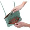 image:imageHOBO Grant Leather Small Foldover Crossbody Bag with Crossbody amp Shoulder Strap Zip Pocket Card CompartmentIvy