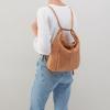 image:imageHOBO Merrin Leather Bucket Backpack Convertible to Shoulder Bag for WomenSandstorm