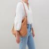 image:imageHOBO Merrin Leather Bucket Backpack Convertible to Shoulder Bag for WomenSandstorm