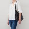 image:imageHOBO Merrin Leather Bucket Backpack Convertible to Shoulder Bag for WomenVelvet Hide Black