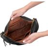 image:imageHOBO Merrin Leather Bucket Backpack Convertible to Shoulder Bag for WomenVelvet Hide Black