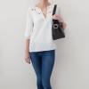 image:imageHOBO Render Leather Shoulder Bag for WomenBlack