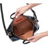 image:imageHOBO Sheila Medium Leather Satchel Crossbody Bag for Women with Top HandleBlack
