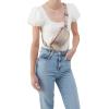 image:imageHOBO Womens Fern Belt Bag Dusty Blue One SizePink Gold Metallic