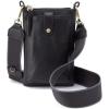 image:imageHOBO Cass Leather Phone Crossbody Bag with Adjustable Strap  Casual Design Lightweight Travel amp Everyday PurseBlack