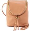 image:imageHOBO Fern Leather Crossbody Purse with Adjustable Strap Exterior Slip Pocket Double Zip Closure  Perfect for TravelSandstorm