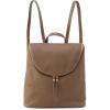 image:imageHOBO Fern Leather Travel Backpack with Adjustable Shoulder Straps Plenty of Pockets Zip Closure and Room For 13 Laptop BlackDark Elm