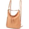 image:imageHOBO Merrin Leather Bucket Backpack Convertible to Shoulder Bag for WomenSandstorm